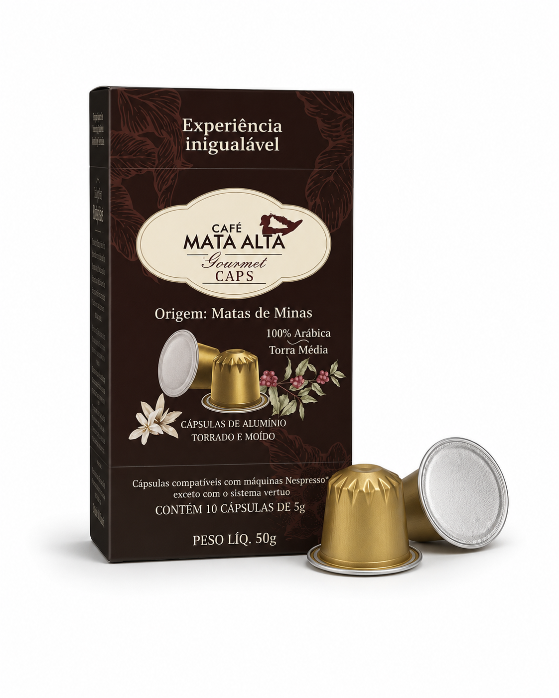 Cartucho Mata Alta compatível Nespresso 10 unidades